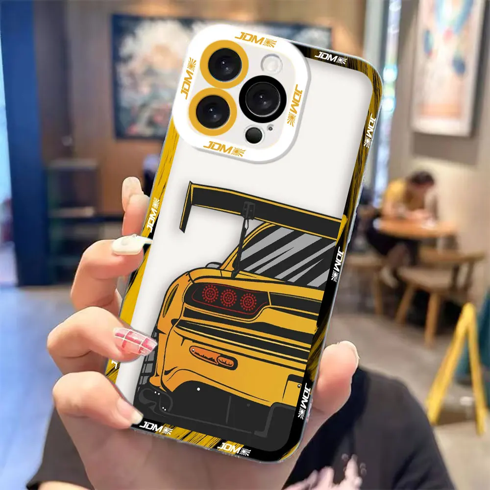Tokyo JDM Drift Sports Cars Phone Case For Samsung A57 A07 A36 A26 A56 A16 A06 A55 A35 A25 A15 A05 A54 A34 A24 A14 A13 A53 A33