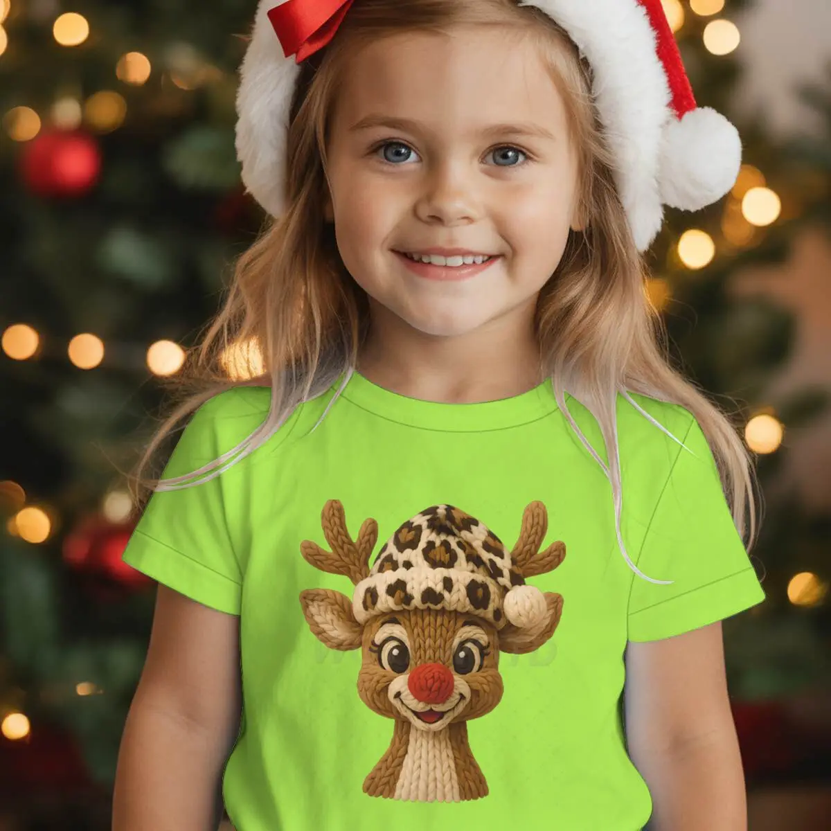 

Children's Clothing Merry Christmas Cute Reindeer Cotton Short Sleeve Tee Crochet Reindeer Christmas Baby Girl Boy Top Clothes