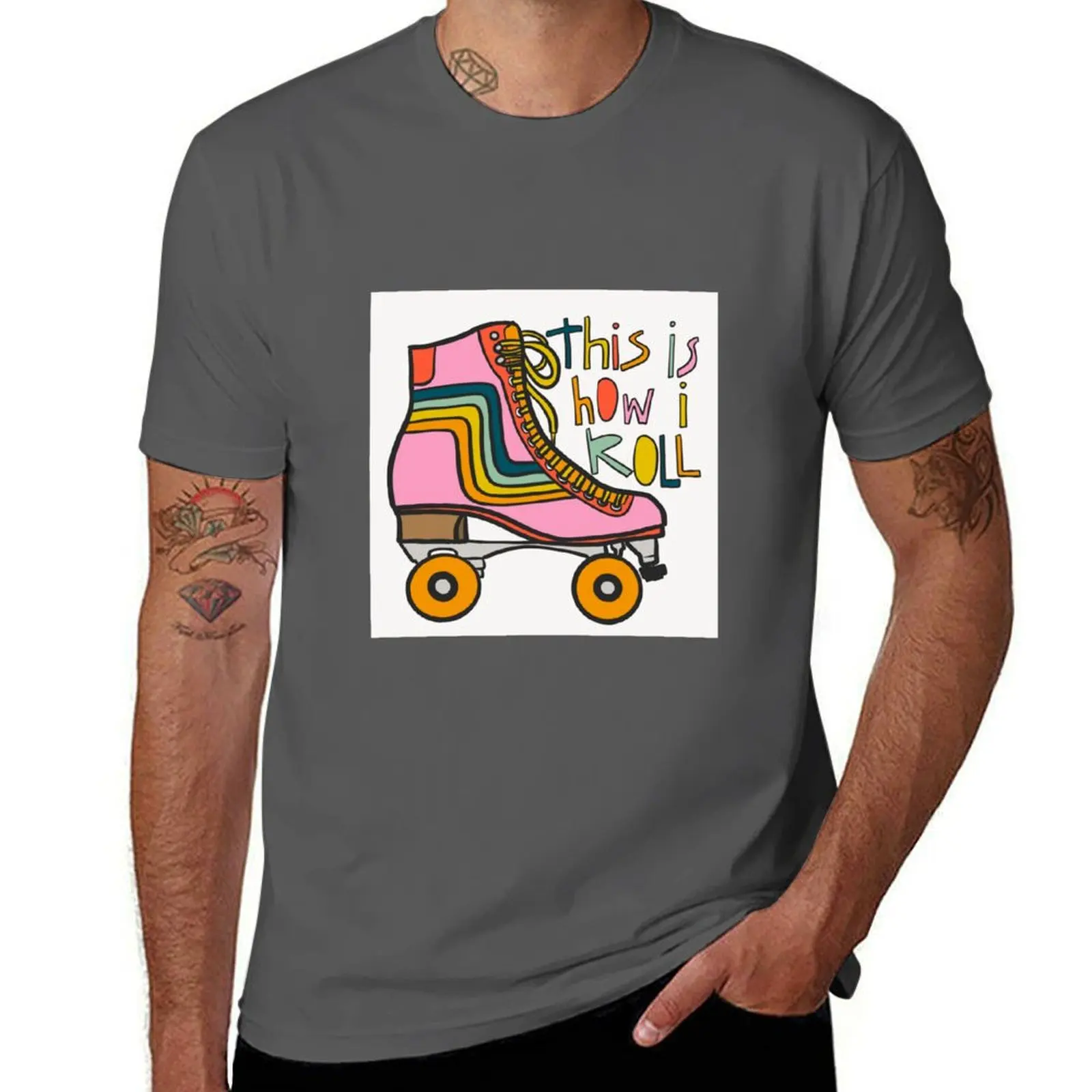 

How I Roll T-Shirt man t shirt heavy cotton man t shirt designer man tshirt T-Shirt