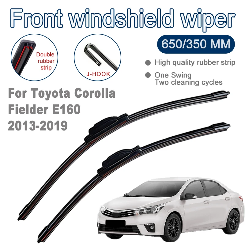

Wiper Blades For Toyota Corolla Fielder E160 2013-2019 Front Windshield Brushes Windscreen Car Accessories Cover Spring 26"+14"