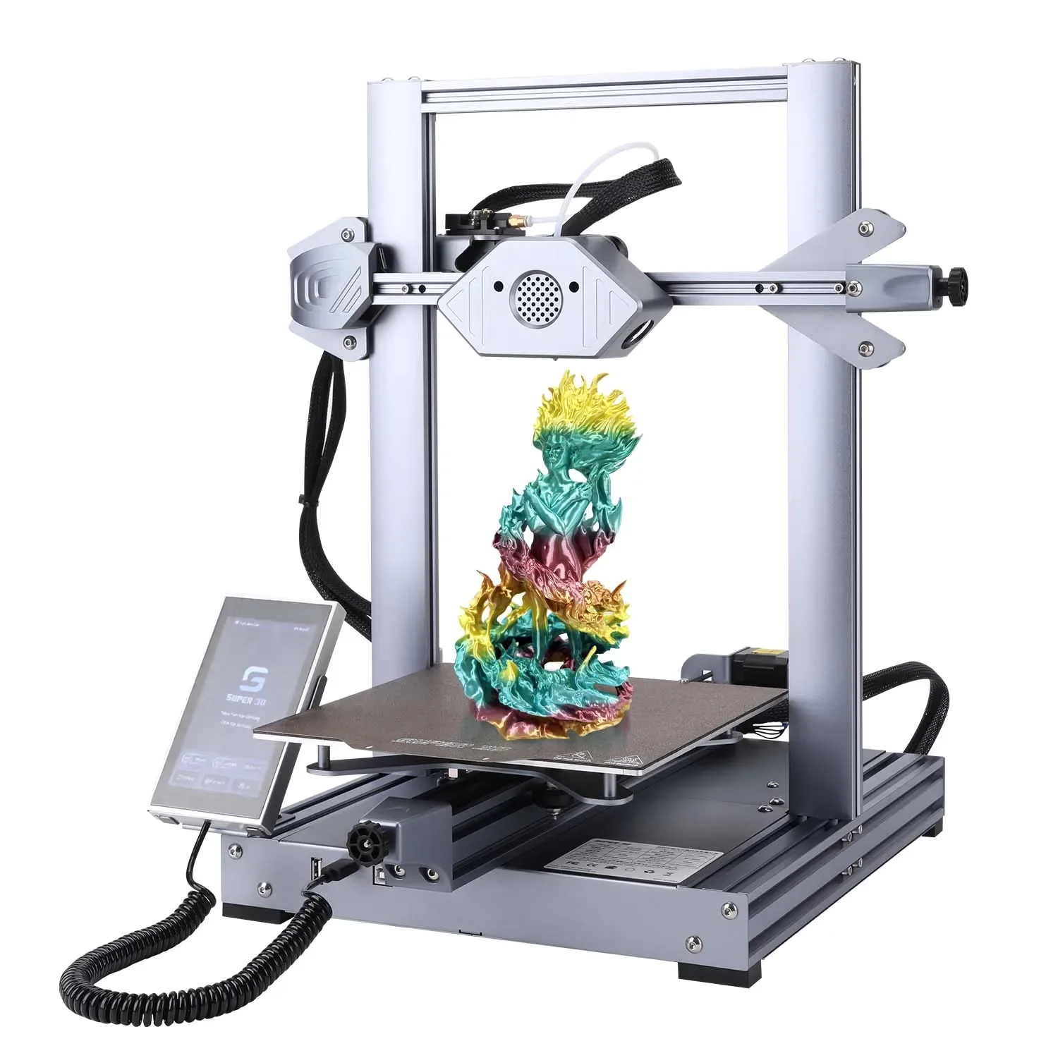 Super3D 2023 New Arrival High Precision Affordable Desktop FDM 3D Printer A3 with Auto Leveling