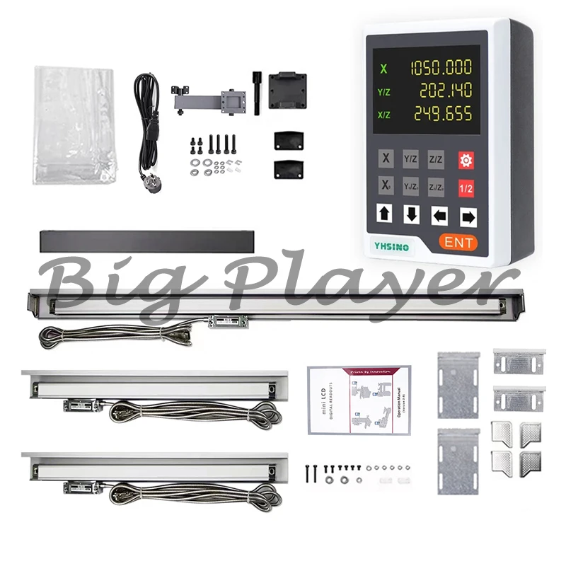 

YH800 Mini Digital Readout for Lathe 2 3 Axis Dro Set Display YH800-2E YH800-3E TTL DB9 for Lathe Milling CNC Boring Machines