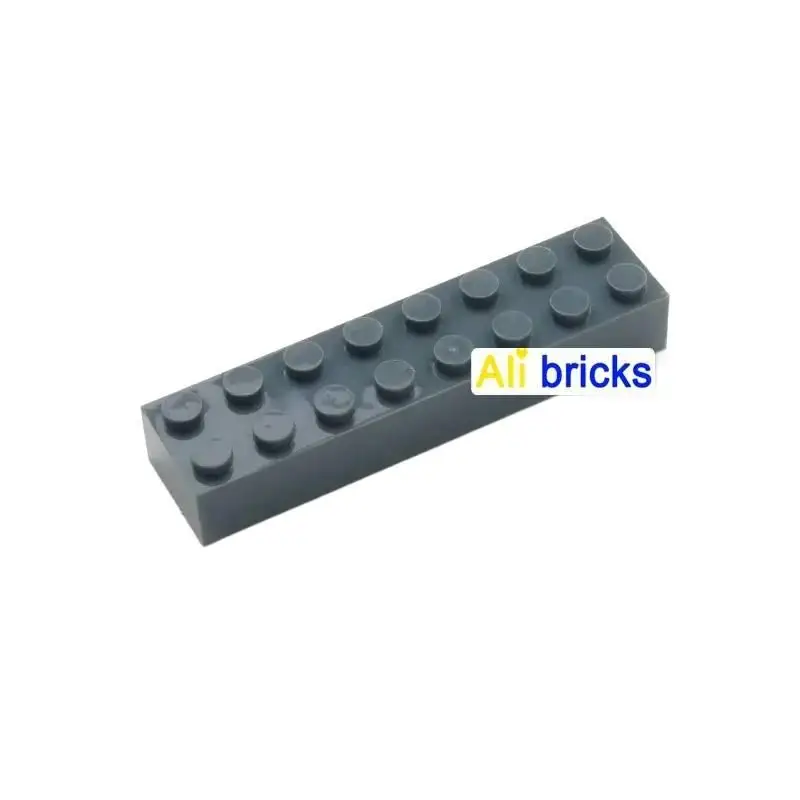 100Pcs 3007 93888 Classic Basic Thick 2X8 Building Blocks Construction Compatible With Brick Children Toys Gift Box