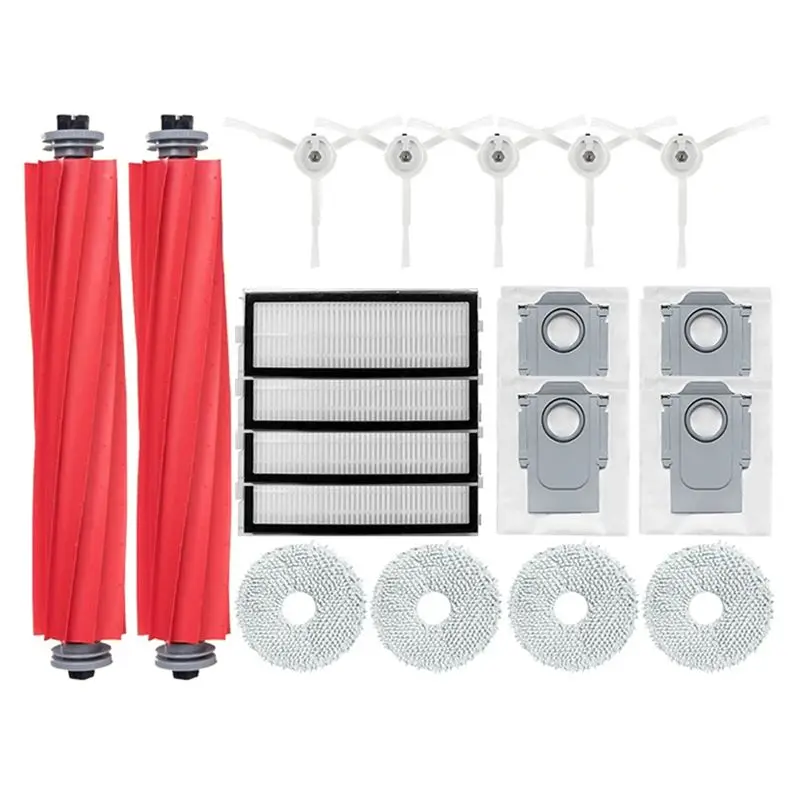 

A50F-For Roborock Qrevo Pro / Qrevo Maxv / Qrevo S P10 Pro Robot Vacuum Cleaner Replacement Roller Dust Bag Parts
