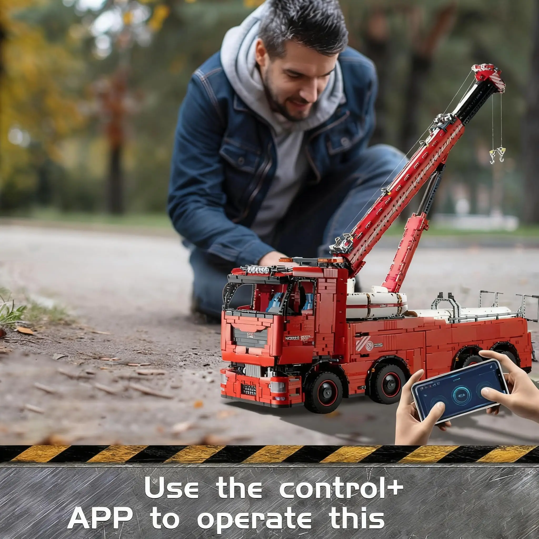 قالب الملك 19008 التقنية سيارة بنة التحكم عن بعد سحب نماذج من الشاحنات الجمعية سيارة ألعاب الطوب الاطفال هدية الكريسماس #5