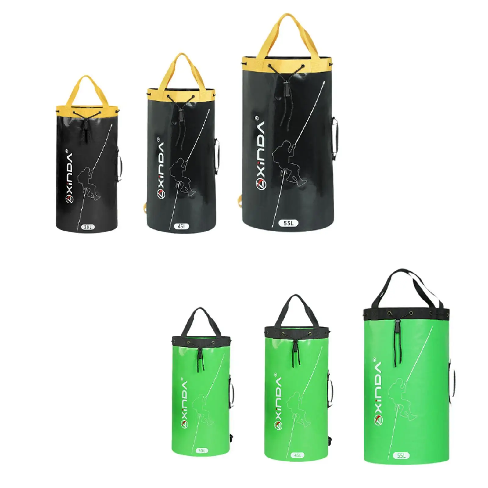 Rope Storage Bag,Rock Climbing Backpack,Supplies Waterproof Equipment Accessories,Sturdy for Outdoor Climbing Trekking Hiking