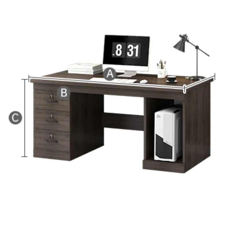 Single Staff Office Desks Secretaire Workbench Computer Bedroom Office Desks Simplicity Modern Bureaux Meuble Furniture QF50OD