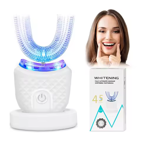 Professinal Portable 360 Degree U Shape Sonic Toothbrush Oral Cleansing Brush Sonic Automatic Electric Toothbrush