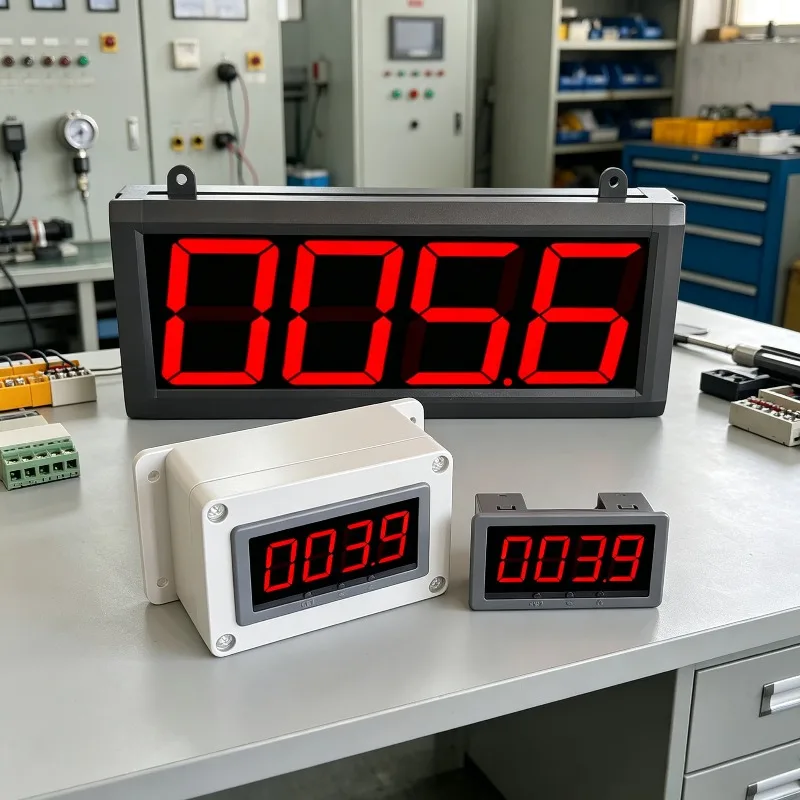 Digital Temperature Meter Large Screen High Precision PT100 K Type Thermometer For Industrial Oven Temperature Detection Display