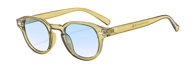 Neue mehrfarbige Retro-Sonnenbrille mit kleinem Rahmen, grenzüberschreitende europäische und amerikanische Sonnenbrille, vielseitig einsetzbar mit Metallscharnier