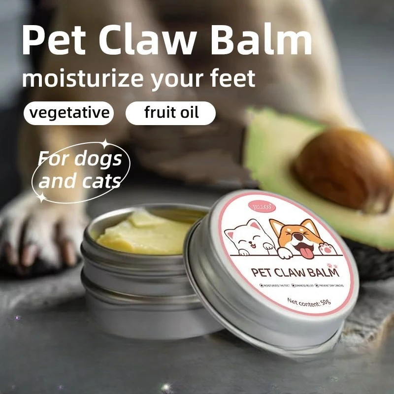 

Paw Balm for Cats 50g Cat Dog Paw Protective Cream Pet Nose Protector Moisturizer Pet Crack Feet Repair Accessories for Cats