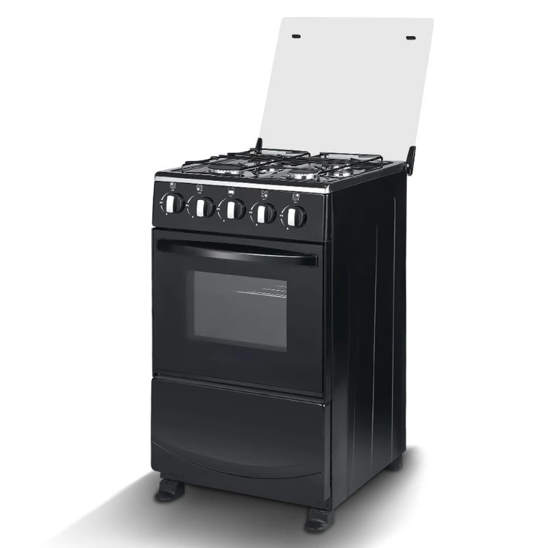 Outlet four-gas burner stove with gas oven manual ignition flameout protection