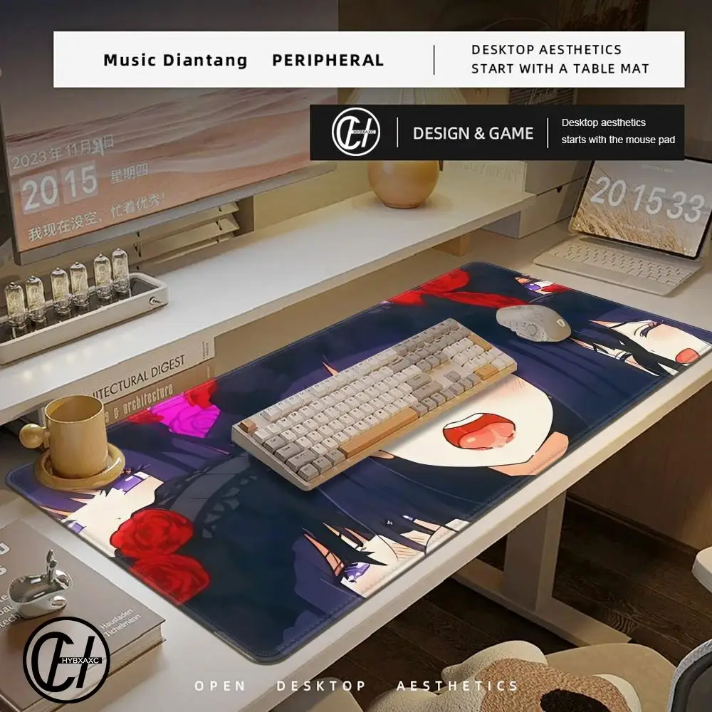 Kise-koi Mouse Pad Cute HD Desk Pad Extended Gaming Keyboard Mats Large 100x50cm XXL Gamer Mousepad