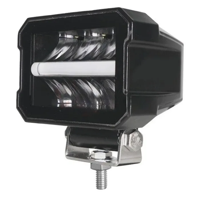 120W LED Work Light Pod with DRL Turn Signal Spot Driving Light Fog Lamp Off-Road Auxiliary Light with DT Plug Wiring Harness
