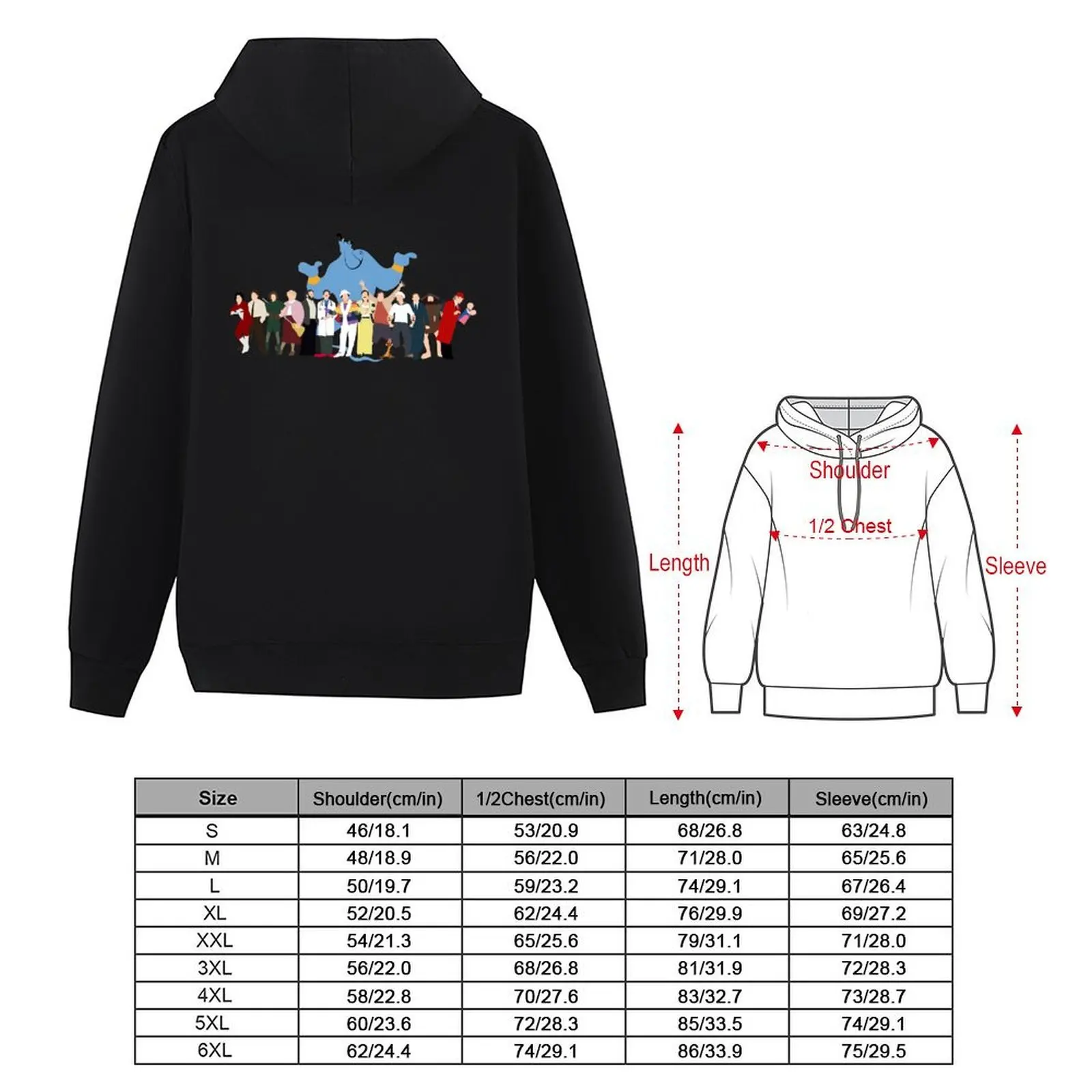 NO BACKGROUND Even More Minimalist Robin Williams Character Tribute Hoodie anime clothing fashion men graphic hoodies