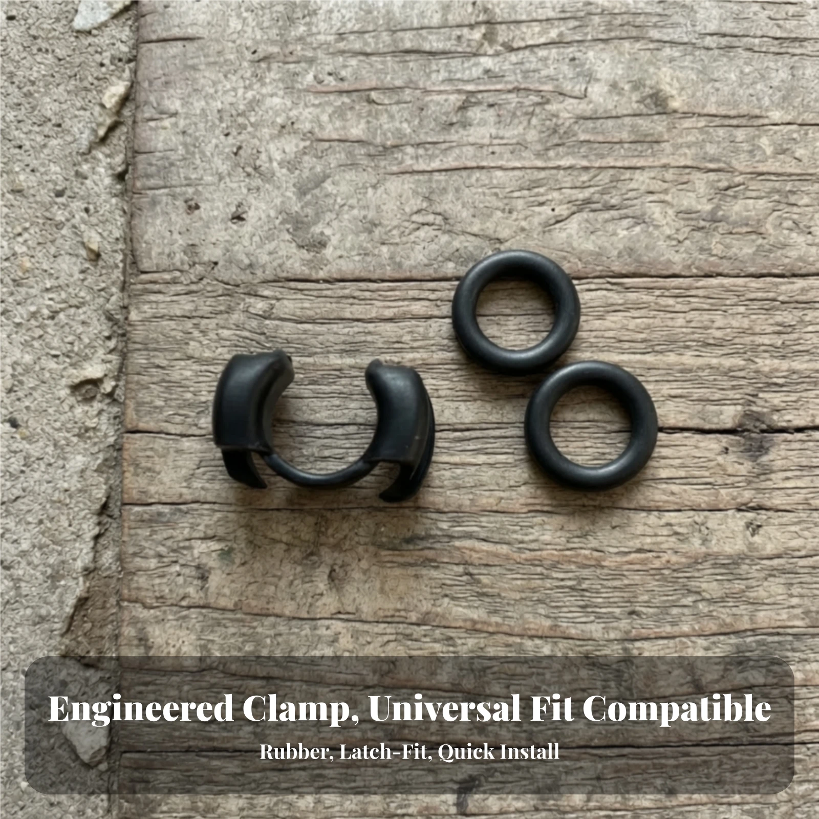 Car Pipe Clamp with Rubber Sealing Rings Slim Split Automotive Pipe Clamp for Japanese Automaker Owners, Engine Bay