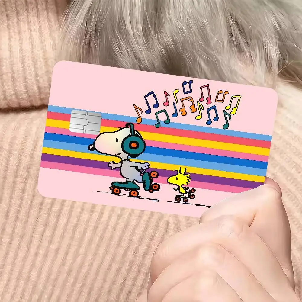 Cartoon S-Snoopy Anime Aufkleber-Folie für Kreditkarten und Debitkarten Vorderseite – Detail 11