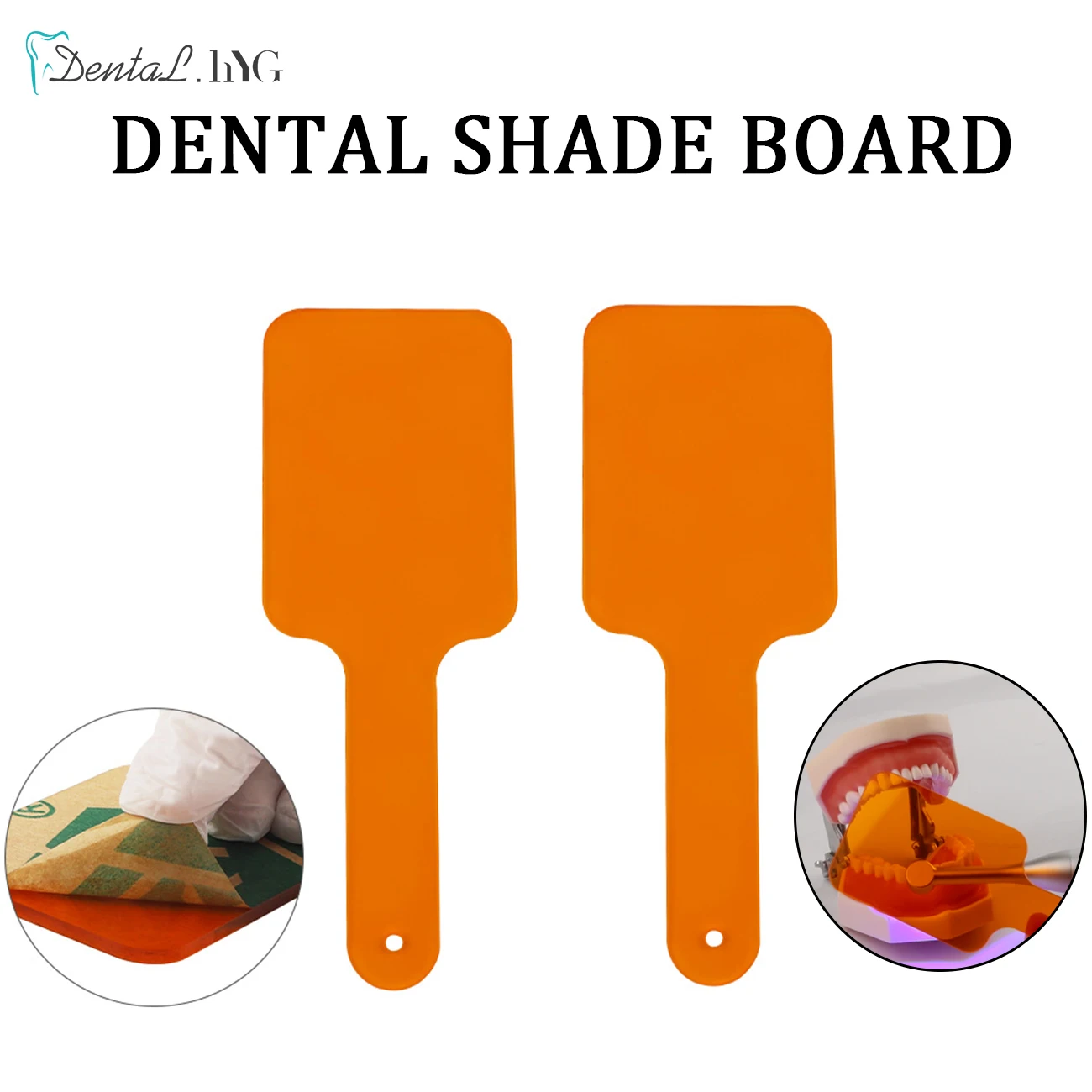 2/3/5pcs Dental Shade Board Eye Protector For Lab Curing Light Dentistry Hand Held Shield Plate Dentist Clinic Tool