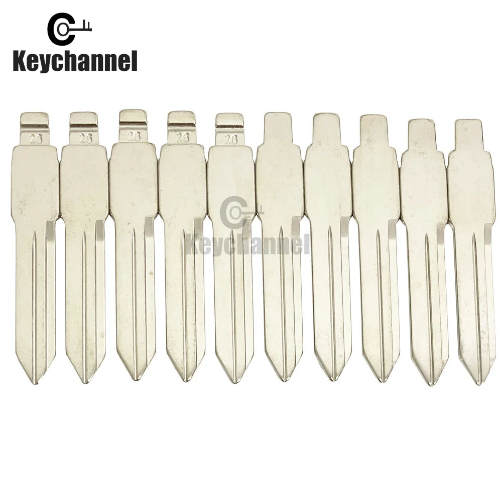 10pcs 26# KD VVDI Flip Remote Key Blade GM Type B102 GM-39 For Chevrolet Trailblazer Sail Buick Century GL8 Regal KEYDIY Key