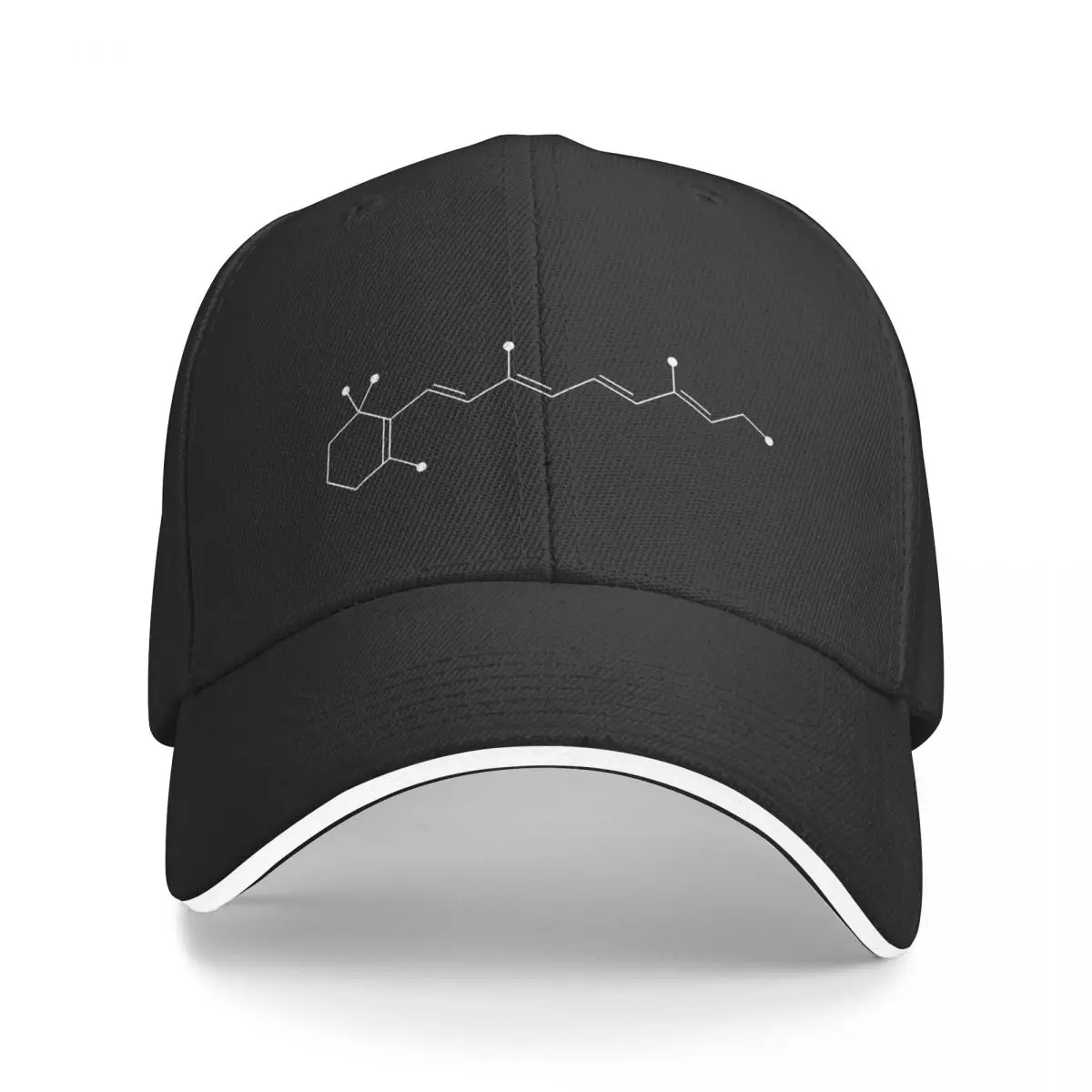 Retinol Molecular Structure - Vitamin A Black Baseball Cap Ball Cap Rave Gentleman Hat Men Hats Women's