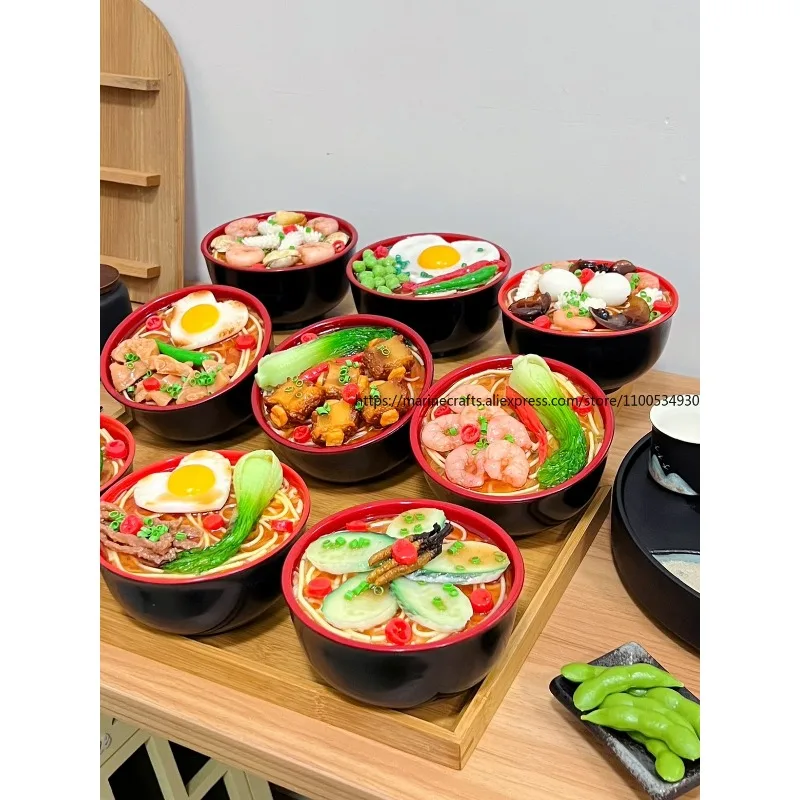 

Simulation Noodle Food Model Ramen Rice Udon Noodles Rice Noodles Mold Window Decoration Ornament Shooting Props