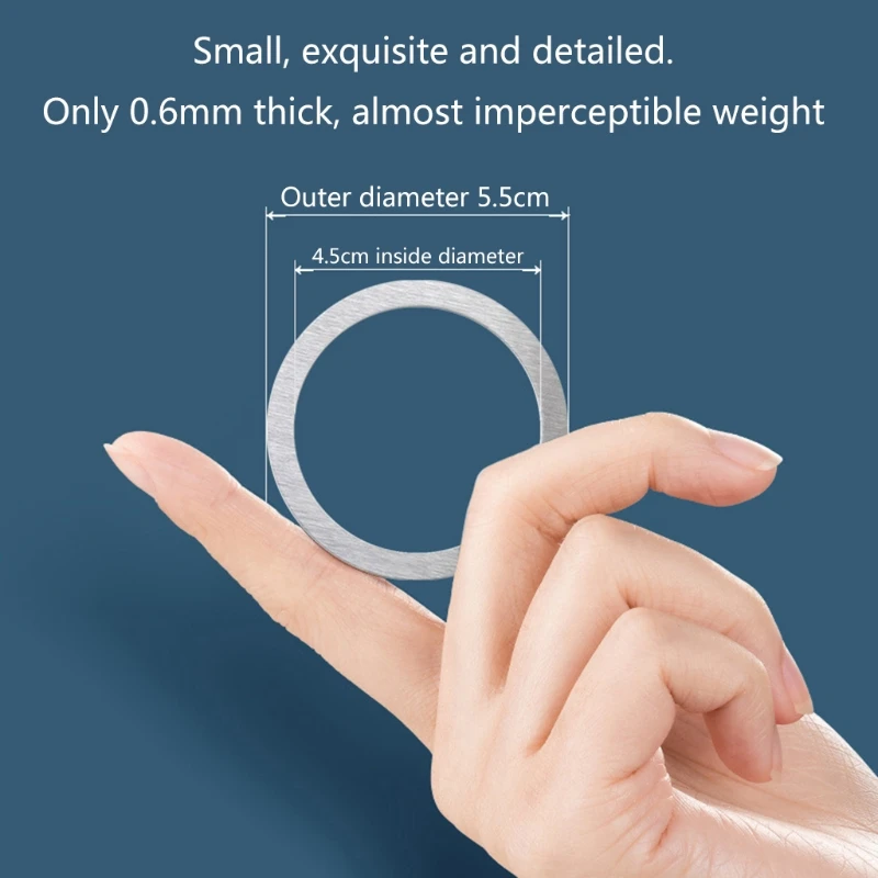 Soporte anillo para teléfono móvil con rotación 360 ​​grados, anillo magnético, hoja magnetización segura, cargador
