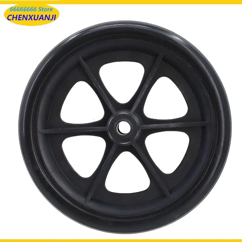 8Inch Heavy Duty Wheelchair Front Castor Wheels Smooth Flexible Solid Tire Wheel Wheelchair Replacement Parts M4Y