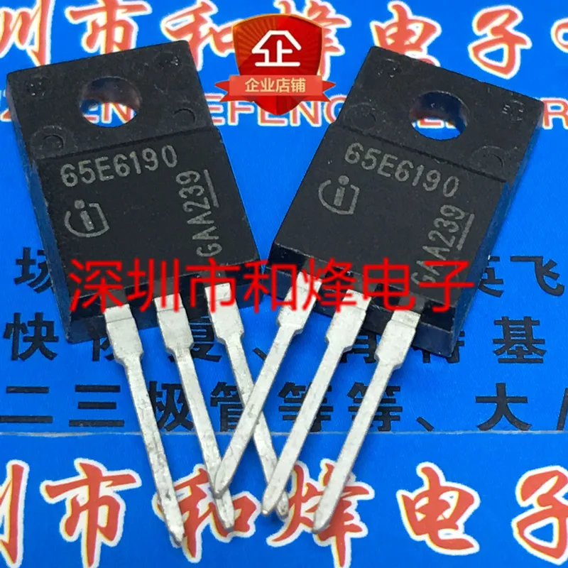 Free shipping  65E6190 IPA65R190E6  TO-220F 650V 20.2A     10PCS