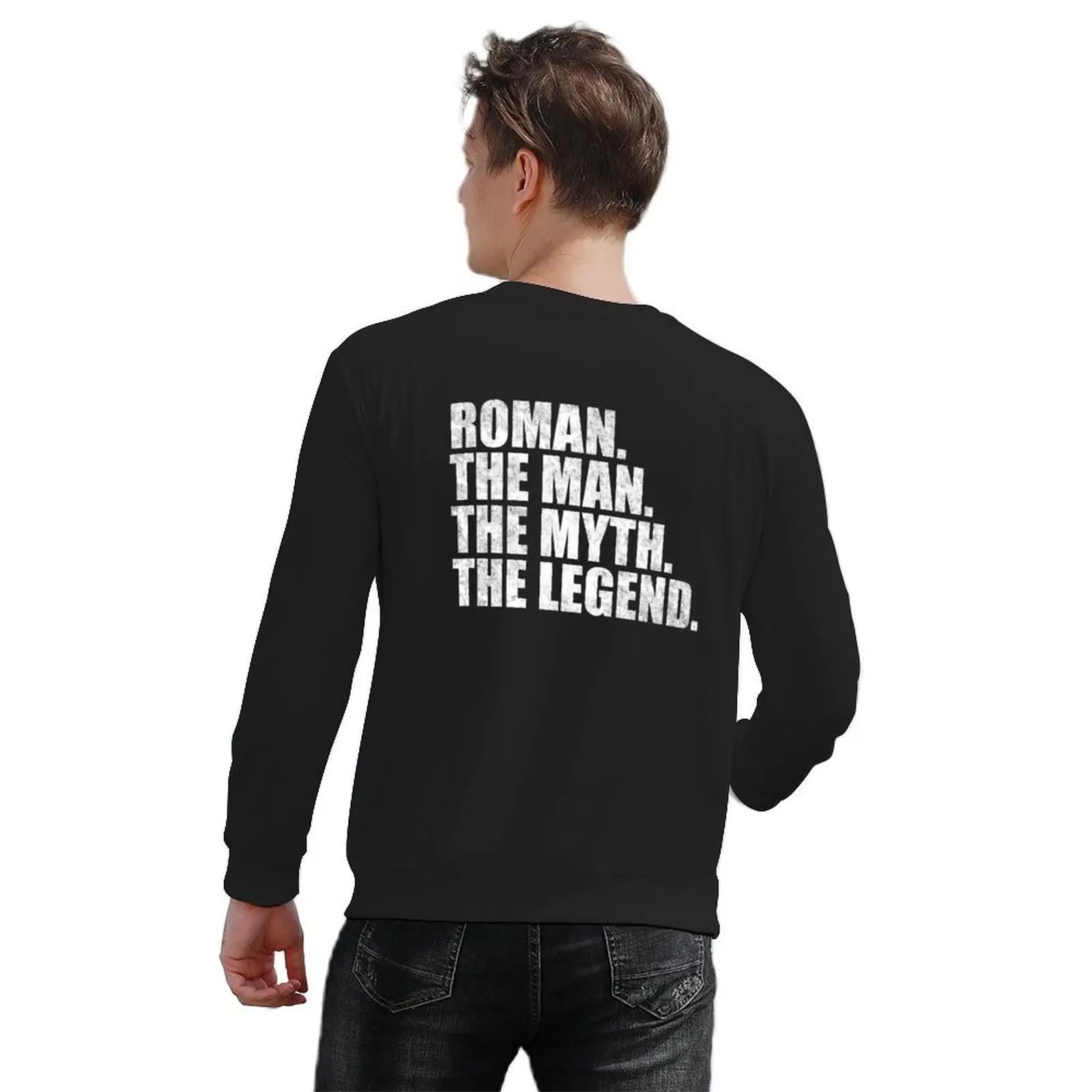 الاسم الروماني الروماني الرجل الأسطورة الأسطورة البلوز الرجال الملابس رياضية الخريف النمط الياباني بلوزات جديدة #6