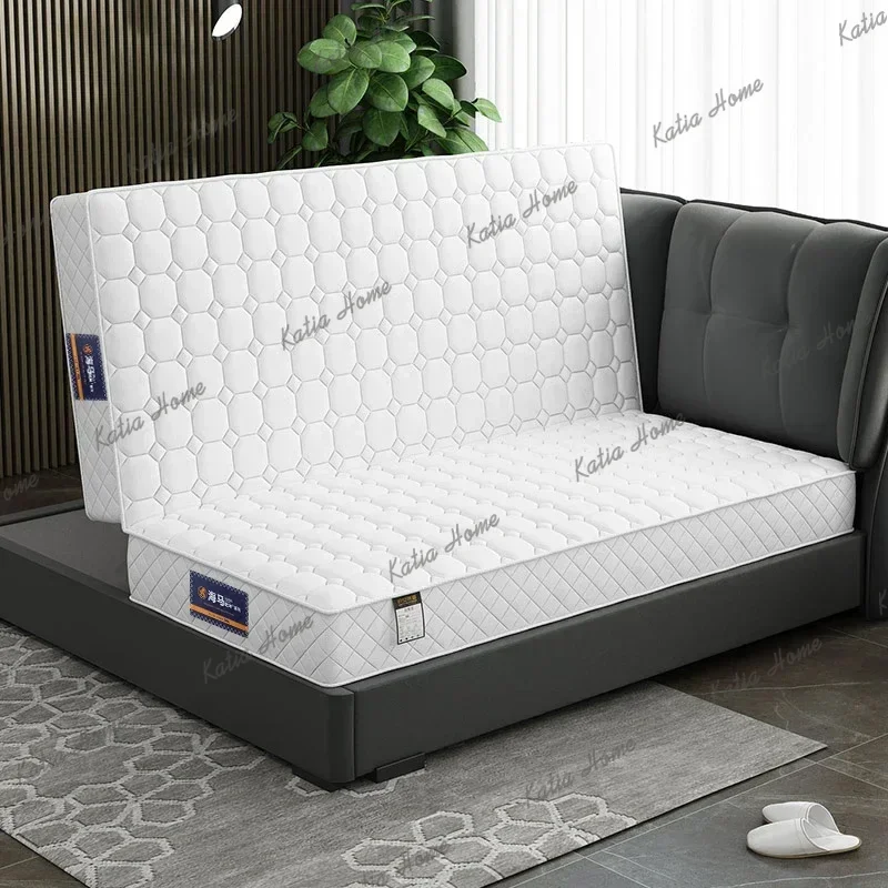 YJ Latex Double Folding Mattress Queen Size Bedroom Designer Mattress Floor Tatami Colchon Matrimonial Matelas Bed Furniture