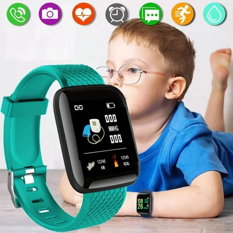 Montre intelligente de sport étanche pour enfants, électronique numérique LED, montre de fitness pour garçons et filles, 10 à 15 ans