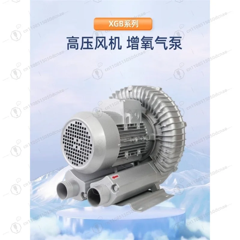 High Pressure Air Pump Vortex Blower B550 B750 for Aquaculture Oxygen Supply Vacuum Suction Conveying