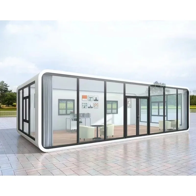 YG Customized Design Prefab Luxury Villas Apple Cabin Apple Pod Tiny House Container Home