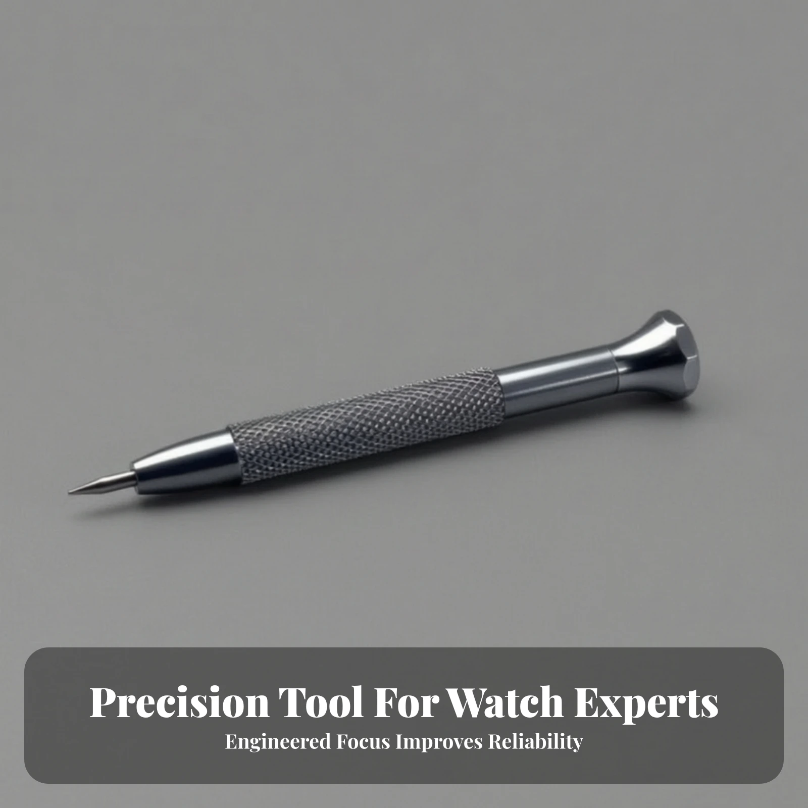 Watch Repair Screwdriver Knurled Screwdriver with Triangular Tip Tool Mini Compact for Watchmakers, Workbench