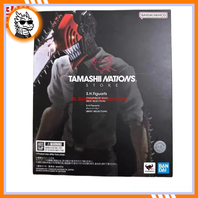 

В наличии Оригинальная фигурка Bandai Shfiguarts Chainsaw Man Denji, модель-статуэтка, украшение, праздничный подарок, 100% подлинная экшн-фигурка