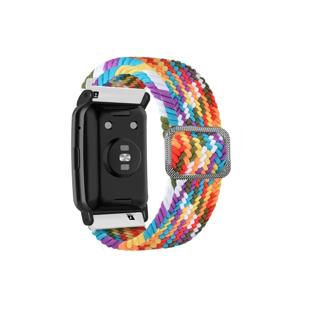 Bracelet artificiel astique en Nylon Tissé et Respirant, Accessoires de Montre Réglables pour Huami Aamazfit T-rex/ T-rex pro