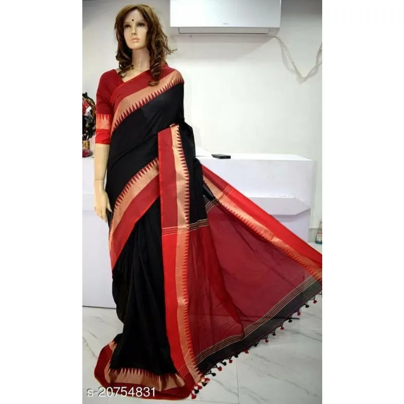 Traditional Ethnic Wear Wonderful Cotton Saree for Women