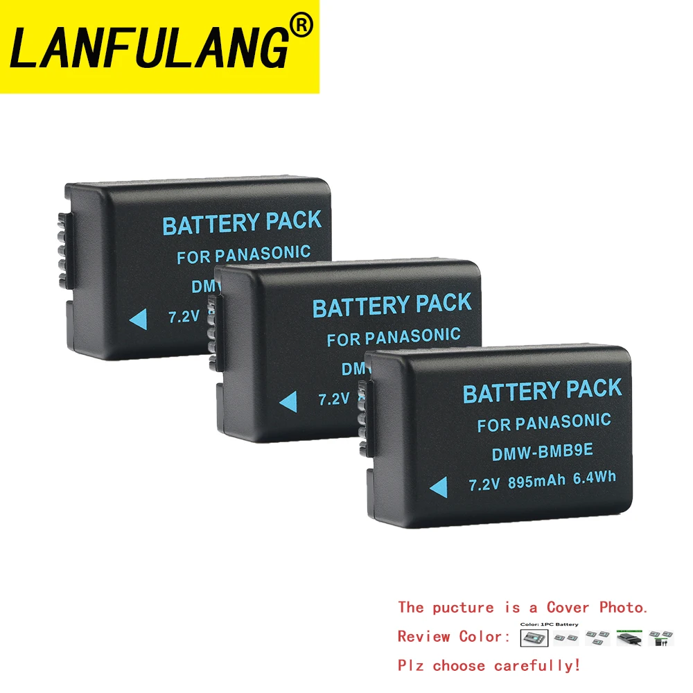 For Panasonic DMW-BMB9 Battery Compatible with DMC-FZ40 DMC-FZ45 DMC-FZ47 DMC-FZ60 DMC-FZ70 Rechargeable Digital Camera Battery