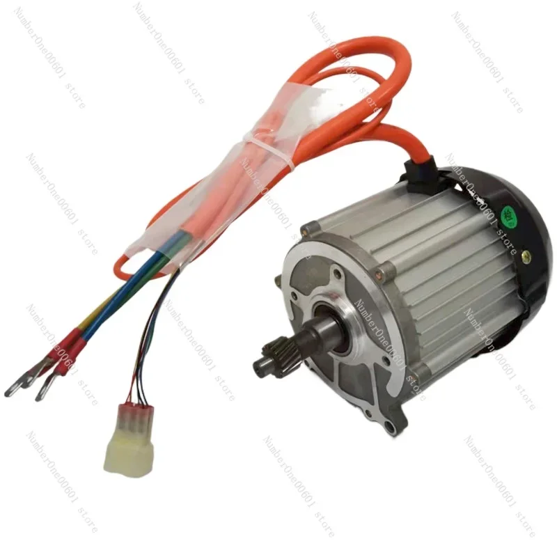 60V 1500W Electric Three or Four Wheelers Permanent Magnet Synchronous Vector Sine Wave Brushless Motor