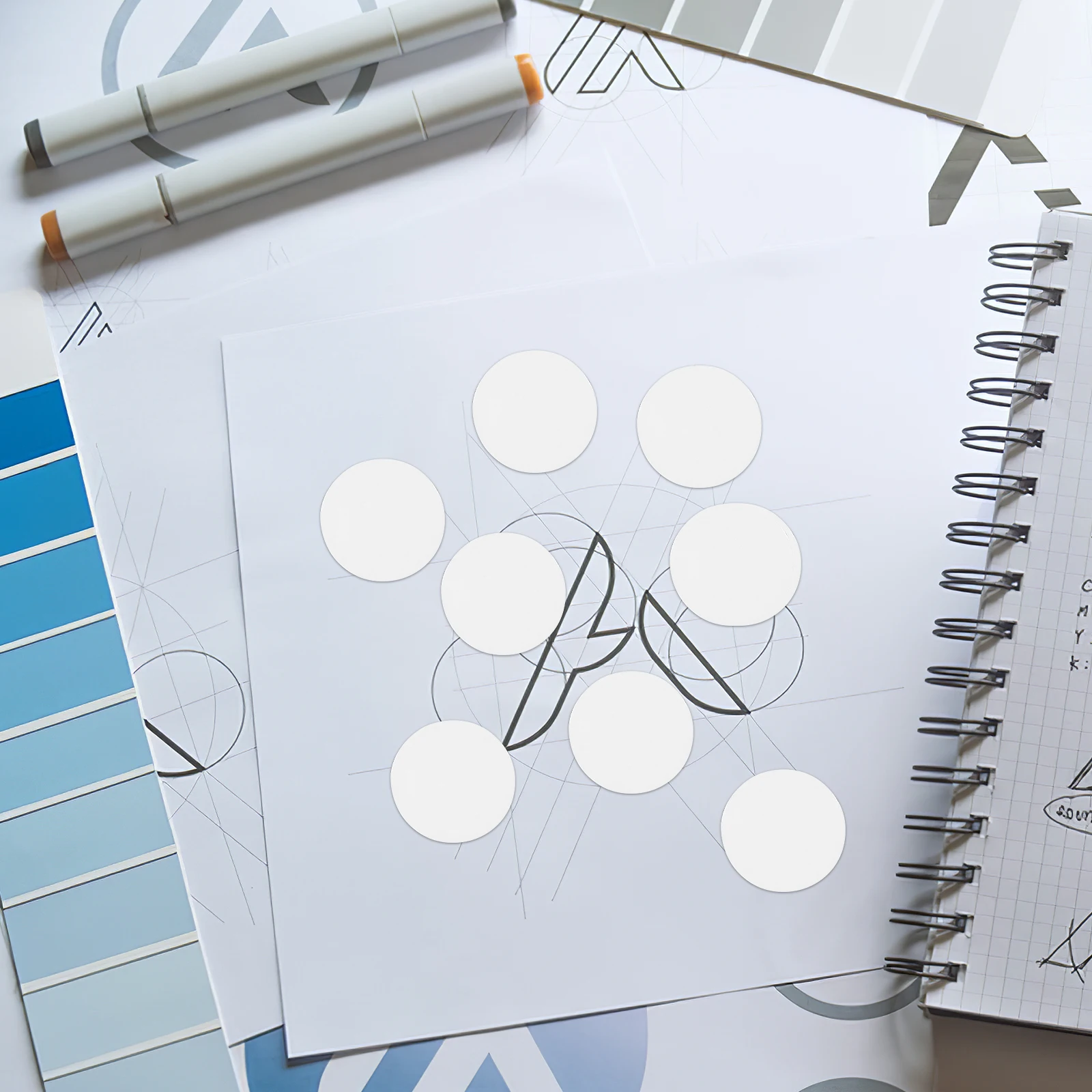 

5 Sheets High Viscosity Double-sided Adhesive Sticky Dots Stickers Self-adhesive No Removable