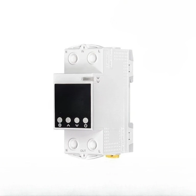 

WiFi Tuya Smart Circuit Breaker 80A Alarm Threshold Set Electricity Monitor V0 Fireproof Retardant APP Control With Alexa