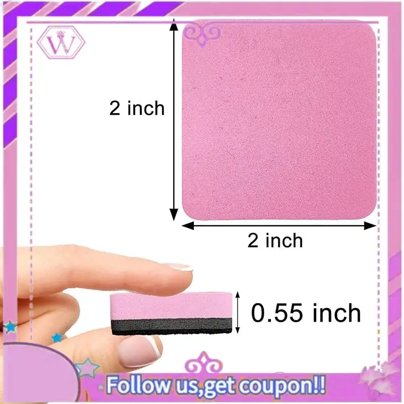 90 حزمة ممحاة السبورة البيضاء قابلة للغسل وإعادة الاستخدام ممحاة السبورة المغناطيسية لتنظيف علامات المسح الجاف 5X5x2cm #6
