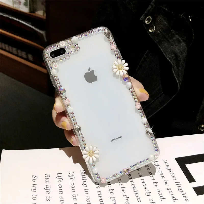 Luxury rhinestone case for Samsung Galaxy S23 ultra S24 S21 S22 plus Note 8 9 10 20