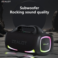 Zealot S79 100W Wireless speaker, Portable Subwoofer Speaker, Hifi Sound quality,Dual Pairing, Fast Charging,24000mAh.