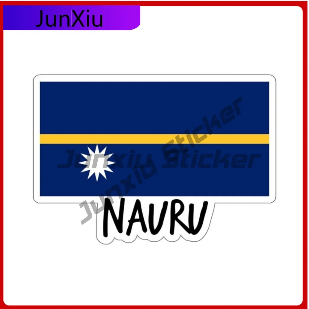 

Nauru Flag Travel Sticker Laptop Water Bottle Camper Windows Windshield Stickers Accessories Patriotic Gift V 125 Motorcycle Pvc