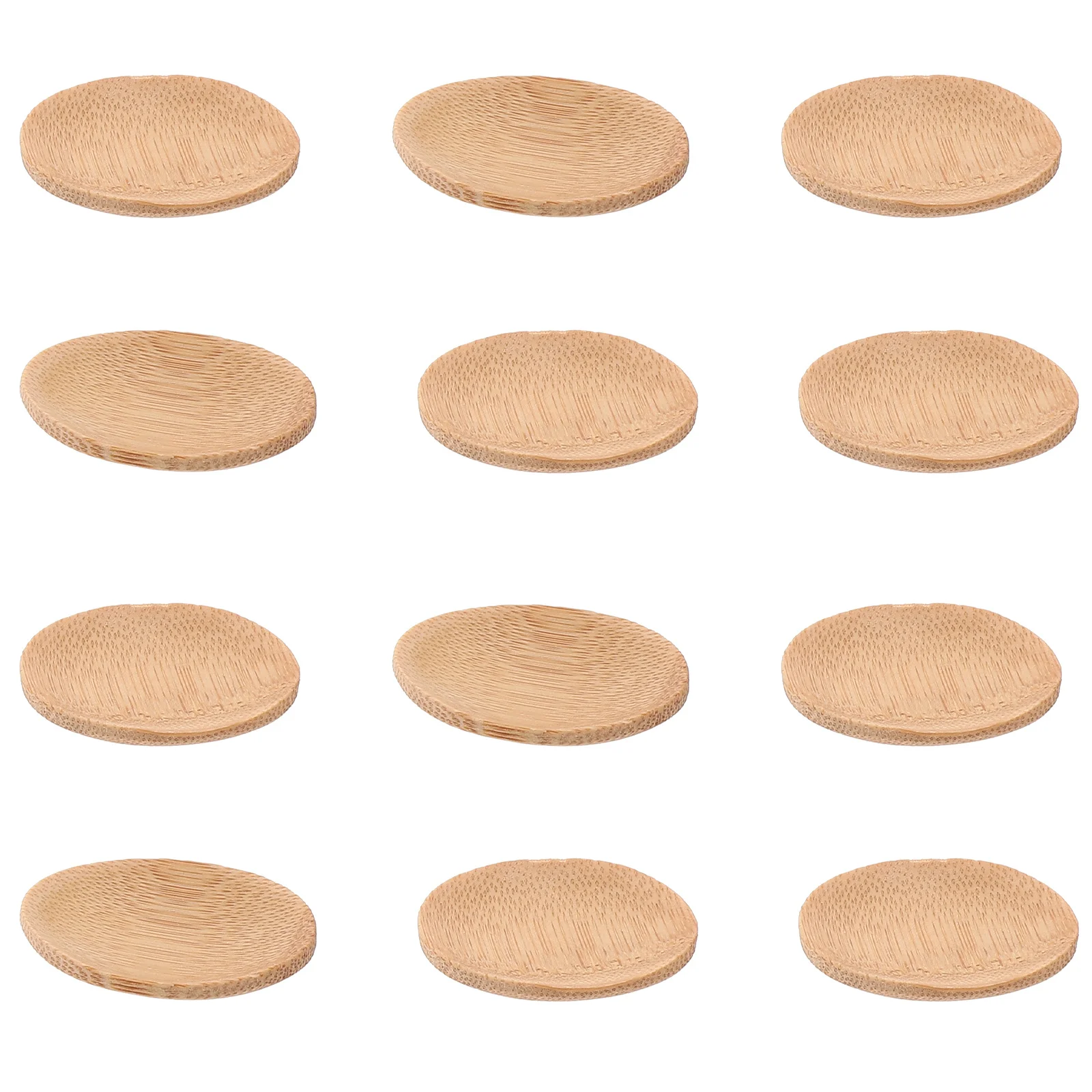 

12Pcs Bamboo Pinch Bowls Japanese Ethnic Style Sauce Dish Small Dipping Sauce Bowls for Restaurant Home Use Digging Bowl