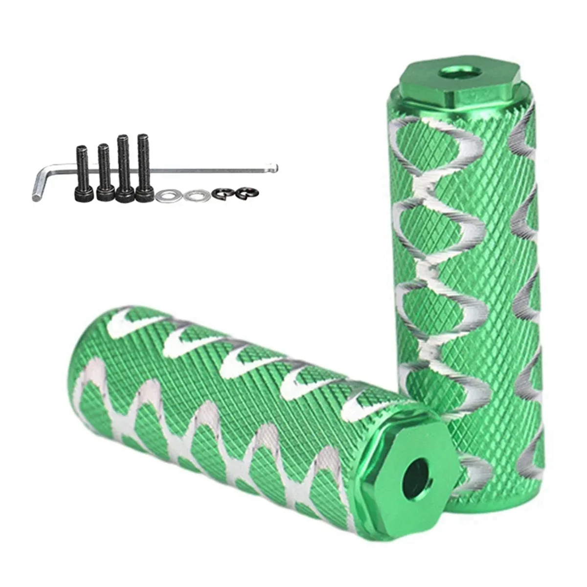 A77I Mounting foot post for rear pedal of mountain bike folding bicycle rear pedal green