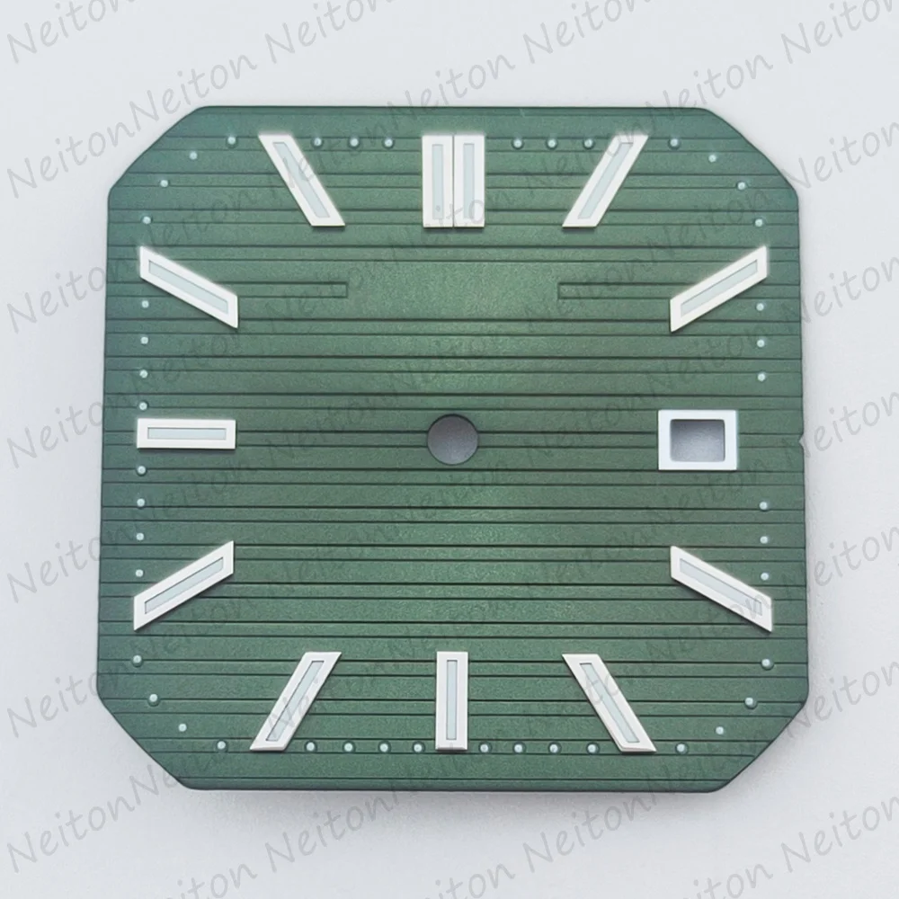 Neiton 29 مللي متر NH35 أسود/أزرق/أخضر ساعة مينا مضيئة تناسب NH35 ميوتا 8215 8205 831a DG2813 3804 حركة أوتوماتيكية #4