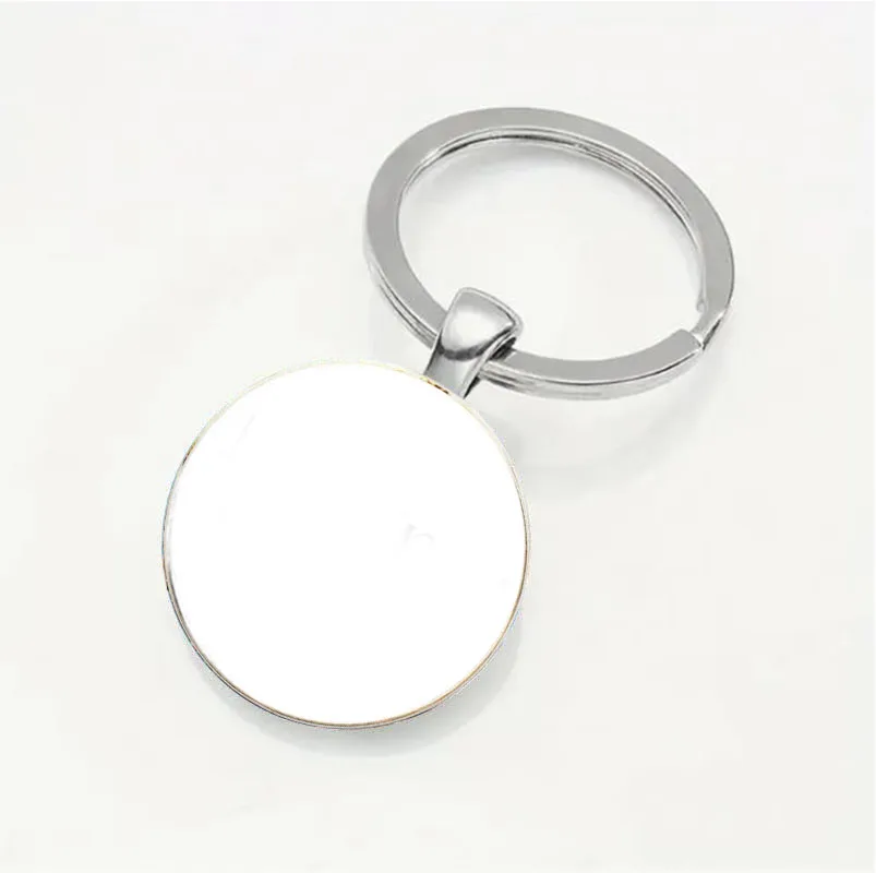 Custom double-sided logo keychain