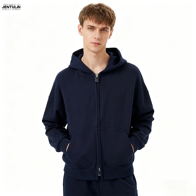 شتاء دافئ اقتصاص الصوف هوديس الرجال الملابس زمم فضفاض سميكة السترات الرجال Y2k الشتاء الملبس ملابس خارجية بلوزات للنساء